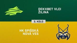 3. kolo: DOXXbet Vlci Žilina - HK Spišská Nová Ves 2:4 (HIGHLIGHTY)