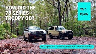 Watagans NP Greens Break RD 4WDING   Y62 patrol, Toyota Landcruieser 78 series troopy  HGT Explored!