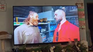 Seth Rollins and Sami Zayn backstage angle 1/13/25 REACTION VIDEO