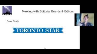 Media Training:  About op eds, engaging editors & editorial boards