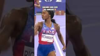 Shacarri DESTROYS THE TRACK  | #shacarririchardson #olympics #viral #sports #fyp