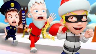 Christmas Police Story! + More  Kids Songs and Nursery Rhymes - Nomad Kids