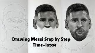 Drawing Lionel Messi | Timelapse 2025