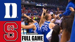 Duke vs NC State Championship | Women’s College Basketball 2025