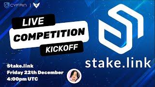 Stake.link: Easy to use, secure liquid staking protocol | Live competition Kick-off