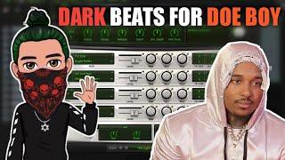 How To Make Dark Beats for DOE BOY Like Southside (Doe Boy, 808 Mafia) | FL Studio 20 Tutorial