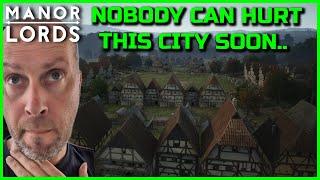 Manor Lords - City Inside Manor Walls ( Part 3 )