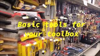 The basic tools for your tool box