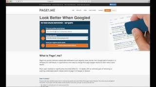 60-Second Demo to getting started with  Page1.me's Search Suppression