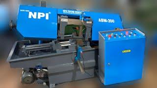 NPI Semi Automatic Bandsaw Machine 8" (200mm) #bandsaw #metalcuttingmachine