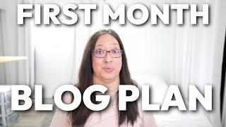 Your First Month Blog Plan 2024 (Blogging Tips and Tricks) | proven tips for new bloggers