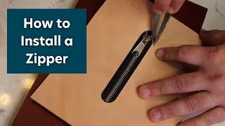 How to Install a Zipper