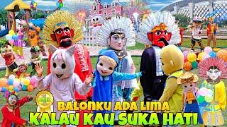 KUMPULAN BADUT LUCU DAN ONDEL ONDEL ‼️ LIRIK LAGU BALONKU ADA LIMA REMIX LAGU KALAU KAU SUKA HATI 🩷