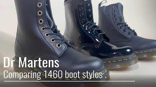 Dr Martens | Comparing the 1460 Boots | The Pascal Virginia, the Patent Lamper and the Vegan.