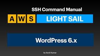 How to host a Wordpress website on AWS with Custom Domain, CDN and SSL using Amazon Lightsail