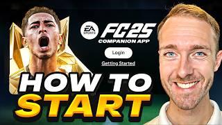 How To START The EA FC 25 WEB APP!