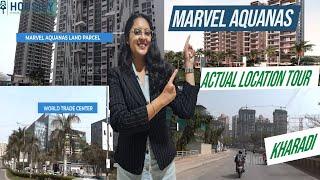 Marvel Realtors Kharadi Project | Actual Location Tour [2025] | Marvel Aquanas Kharadi