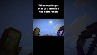 Minecraft Horror Mod #minecraft #gamingshorts