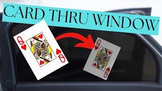 PASSES THRU GLASS!!! LEARN THIS CARD TRICK!