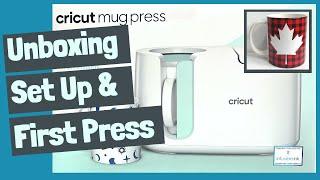 Cricut Mug Press Unboxing, Set Up and First Press using Mug Press Template