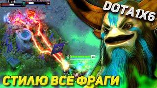 ДВОЙНОЙ ЧЕЛЛЕНДЖ: ЗАБИРАЮ ВСЕ КИЛЛЫ И КРИПОВ С ЛАЙНА / NATURES PROPHET W / DOTA 1X6