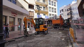 Comienzan las obras de una de las principales arterias comerciales de Estepona