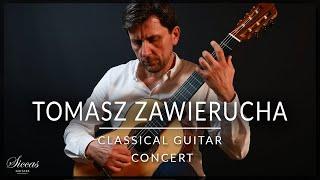 TOMASZ ZAWIERUCHA - Online Guitar Concert | Bach, Tansman, Giuliani, Albeniz, Sanz | Siccas Guitars
