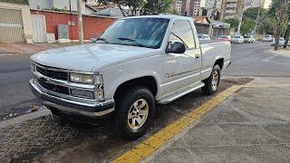 VENDE-SE Chevrolet D20 Silverado ano 1999 turbinada motor MWM 6 cilindros (aceita troca)#d20