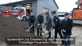 Erweiterung der Fahrzeughalle - Feuerwehr Altötting