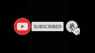 Subscribe click button black screen animation | YouTube animation |