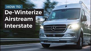 How-To: De-Winterize an Airstream Interstate Grand Tour & Lounge Class B Camper Van