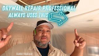 Repair Ceiling Drywall Without Filling The House With Dust | Handyman Business