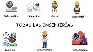 TODAS las INGENIERÍAS explicadas en 10 minutos