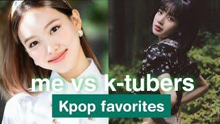 me vs k-tubers: kpop favorites (soojin's love, Jooniverse, axiestan +)