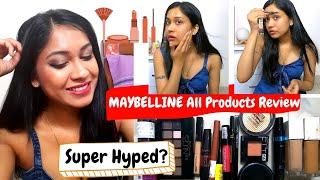 MAYBELLINE All Products Review (Brutally Honest) | FlauntInDesi