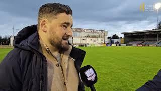 SENIOR WOMEN'S MANAGER PHIL TRILL SPEAKS AFTER UNITED 0-1 SHELS