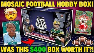 *2024 MOSAIC FOOTBALL HOBBY BOX REVIEW! WAS THIS $400 HOBBY BOX WORTH IT?!