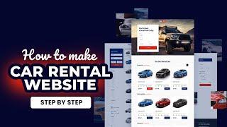 How to make a car rental website with wordpress | Elementor & crocoblock