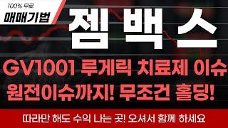 [젬백스 주가전망] GV1001알츠하이머 임상 이슈와 함께 루게릭병 치료제 기대감이 극대화 된다! 절대 놓치지 마세요 #젬백스 #젬백스주가#젬백스분석