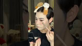 Boy to cute girl makeover #makeup #m2f #dragmakeup #duet #fashion #girlmakeover #game #love #tg