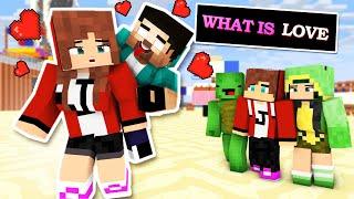 MAIZEN : WHAT IS LOVE  | HEROBRINE VS JJ & MIKEY - MINECRAFT ANIMATION