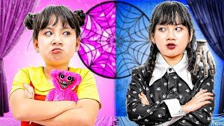 Baby Doll Become Wednesday Addams To Protect Herself | Baby Doll & Friends