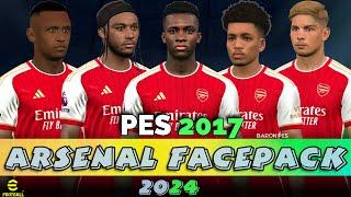 PES 2017 Arsenal Facepack 2024