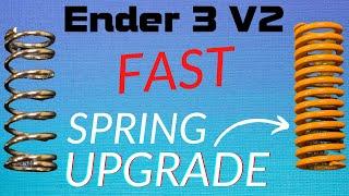 Upgrade the Ender 3 V2 Bed Springs in 5 Minutes or Less
