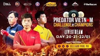 TRỰC TIẾP | HỒ SỞ PHÁT VS DƯƠNG QUỐC HOÀNG | 8 BALL | PREDATOR VN CHALLENGE OF CHAMPIONS