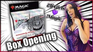 Elf Girls LOVE Magic the Gathering's Forgotten Realms | Collectors Pack Opening