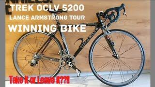 My Road Bike Trekky | Trek OCLV 5200 | Lance Armstrong Tour De France winning Bike | CLASSIC BIKE