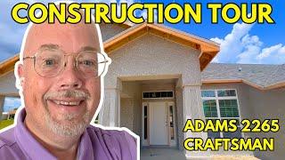 New Cape Coral Homes For Sale, Tour Adams Homes 2265 Craftsman Floor Plan at Northwest Cape Coral Fl