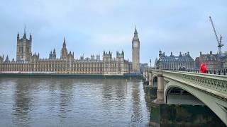 London City Tour 2025 | 4K HDR Virtual Walking Tour around the City | London Winter Walk 2025