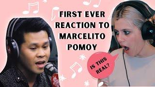 Singers FIRST EVER Reaction to MARCELITO POMOY! (IS THIS REAL?)